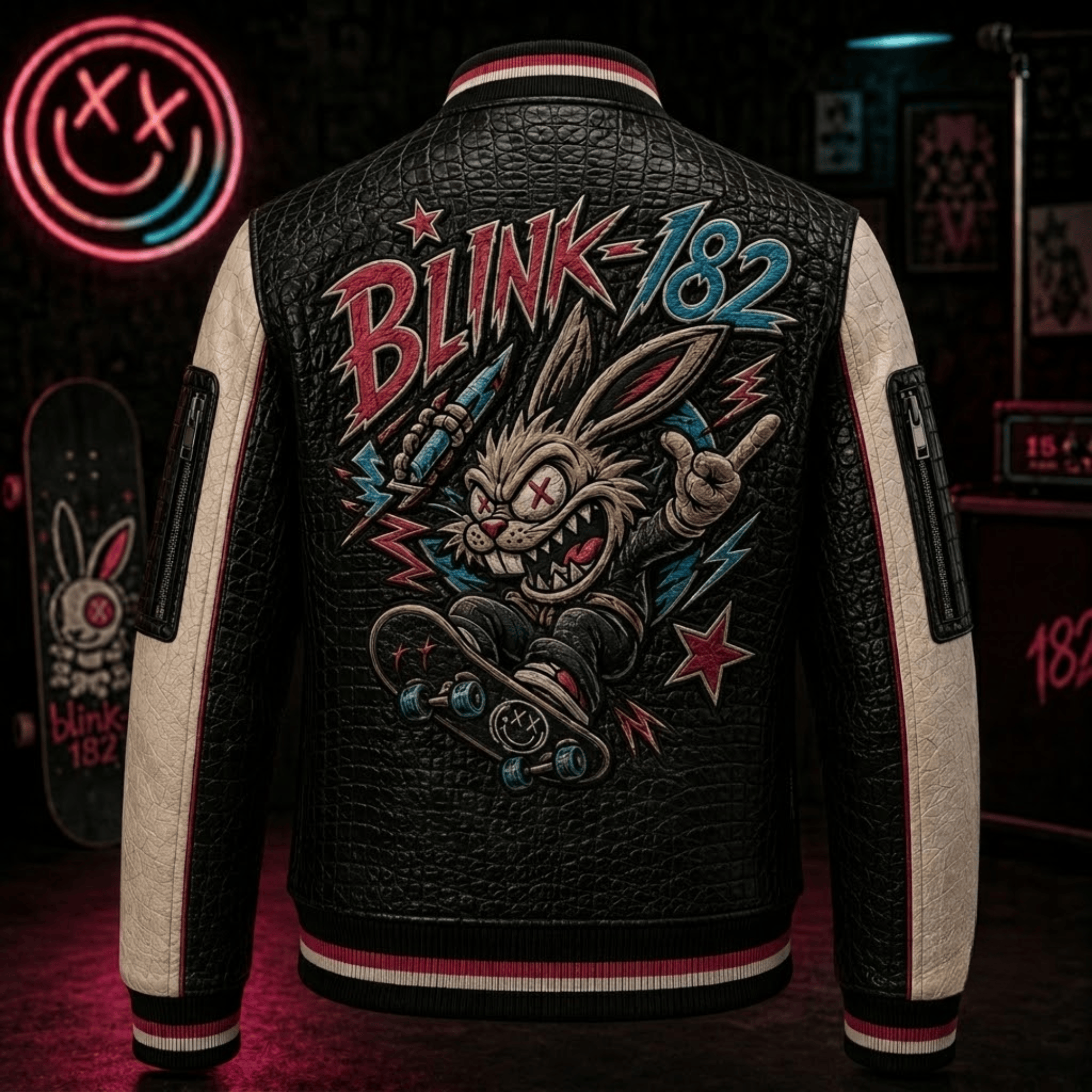 Premium BLIK Leather Zipper Jacket TTMH