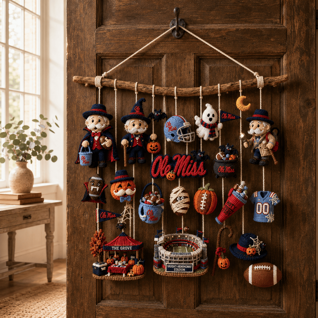 OMR Halloween Crochet Wall Hanging HTTT