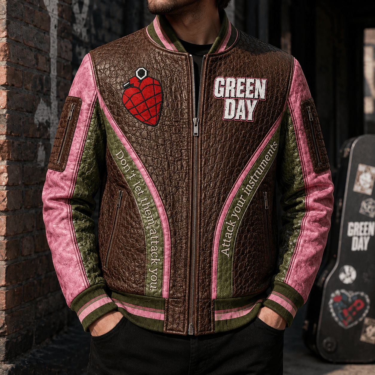 Premium GRD Leather Zipper Jacket PVNA