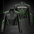 Premium KWSK Cropped Leather Zipper Jacket TNSM