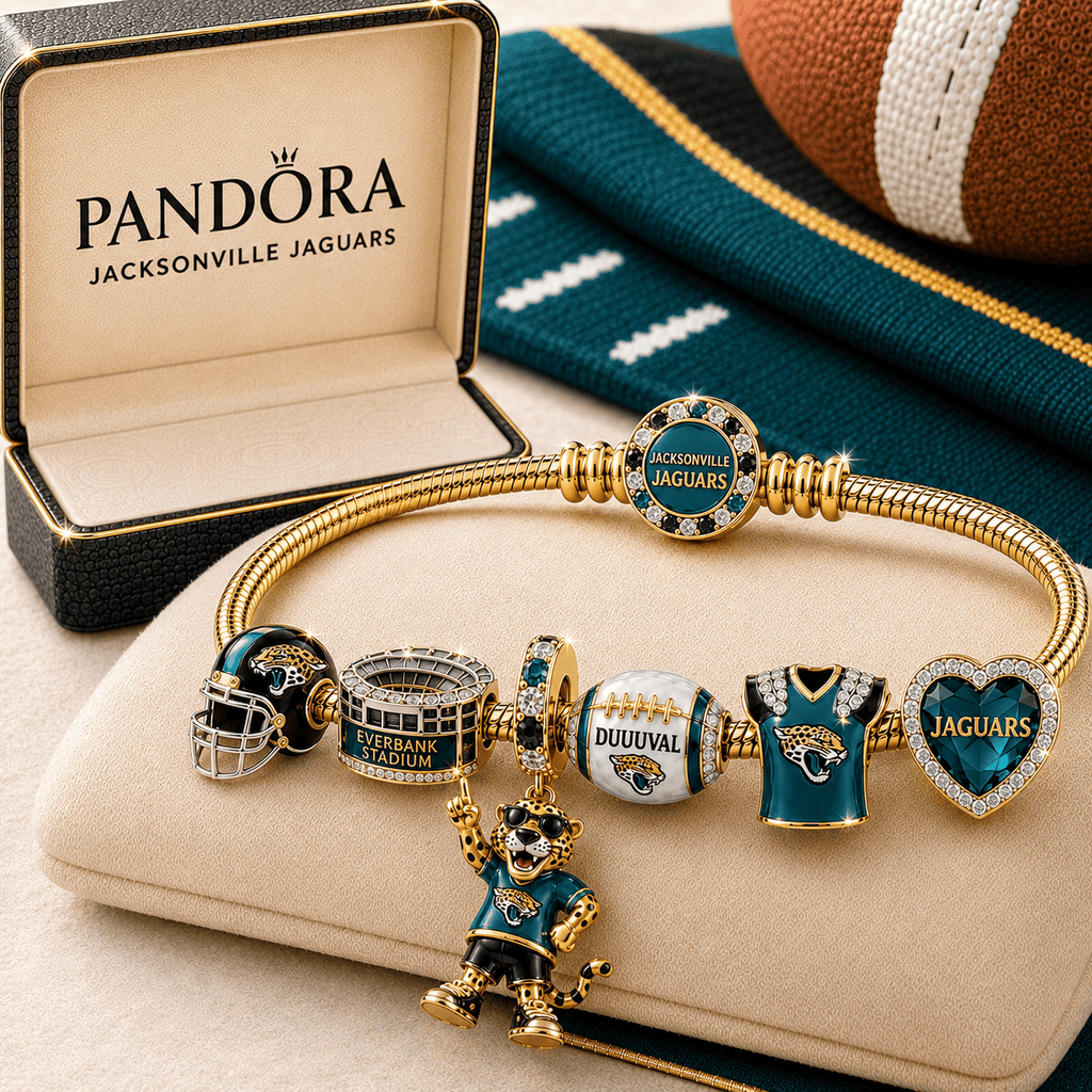 JSVJ Gold Charm Bracelet Set TMH